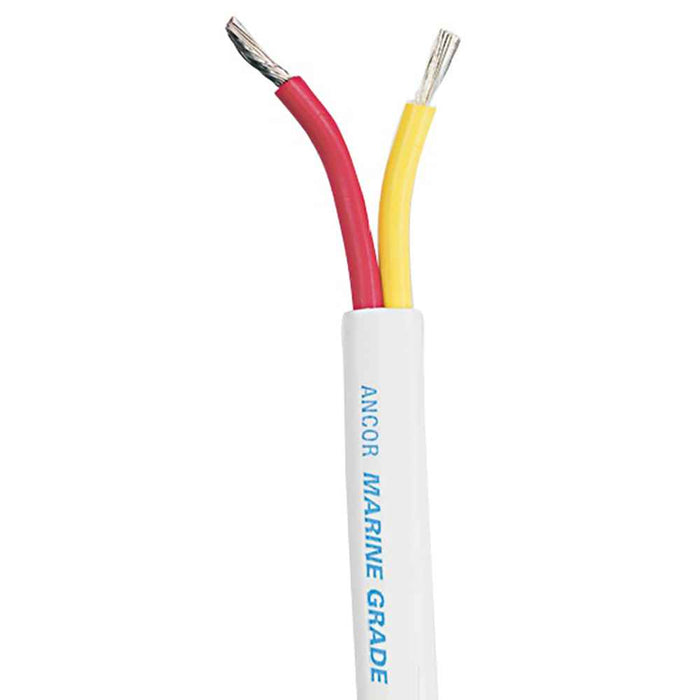 Buy Ancor 124702 Safety Duplex Cable - 16/2 AWG - Red/Yellow - Flat - 25'