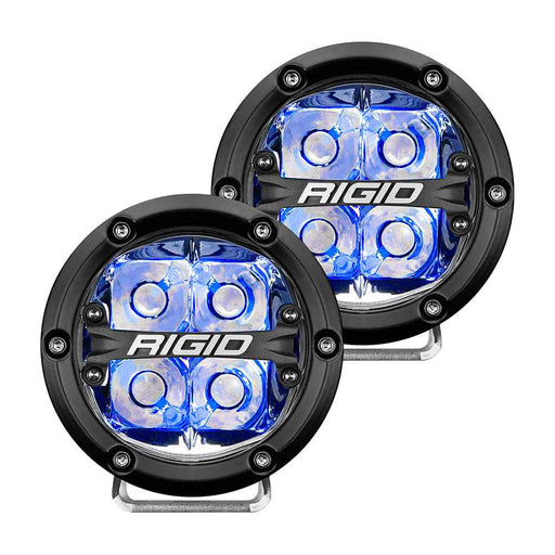 Buy RIGID Industries 36115 360-Series 4" LED Off-Road Spot Beam w/Blue