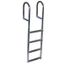Buy Dock Edge DE2044F Welded Aluminum Fixed Wide Step Ladder - 4-Step -