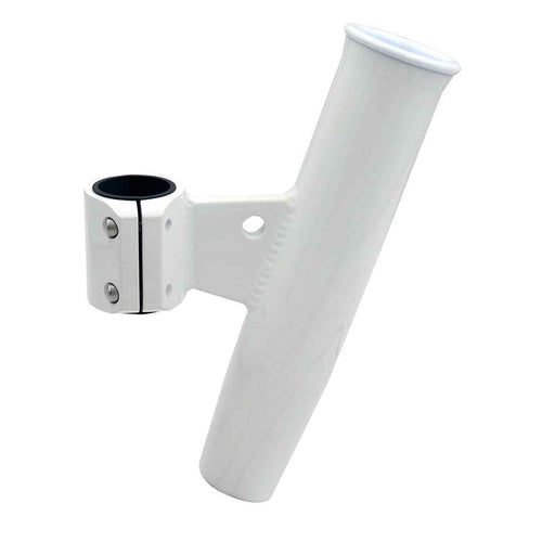 Buy C.E. Smith 53726 Aluminum Vertical Clamp-On Rod Holder 1-2/3" OD White