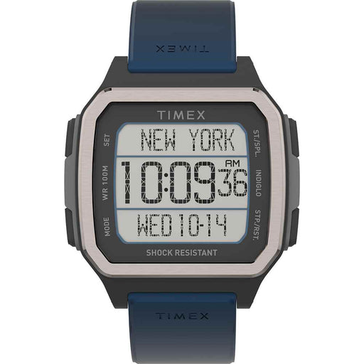 Buy Timex TW5M28800JV Command Urban 47mm - Black Case w/Blue Strap -