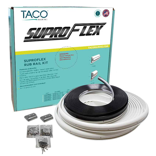 Buy TACO Marine V11-9960WCM60-2 SuproFlex Rub Rail Kit - White w/Flex