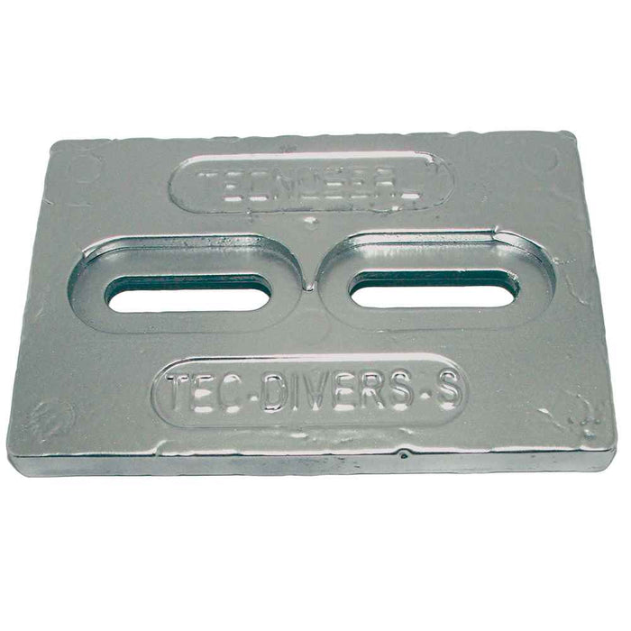 Buy Tecnoseal TEC-DIVERS-S Mini Zinc Plate Anode 6" x 4" x 1/2" - Boat