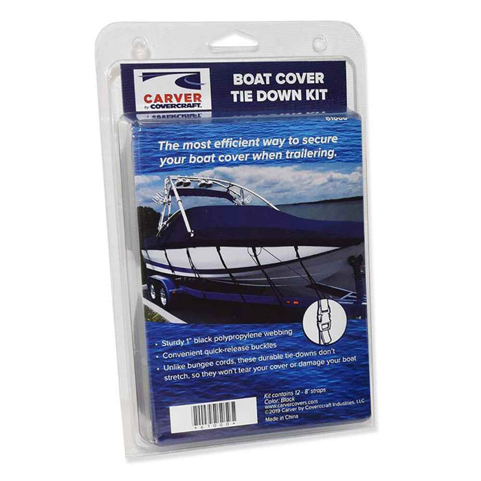 Buy Carver by Covercraft 61000 Boat Cover Tie Down Kit - Boat Outfitting