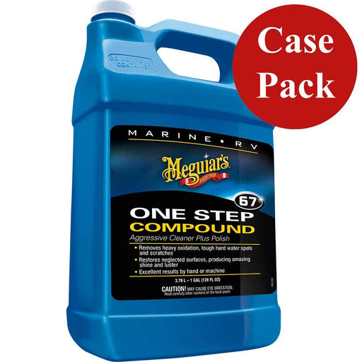 Buy Meguiar's M6701CASE Marine One-Step Compound - 1 Gallon Case of 4* -