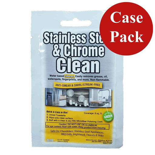Stainless Steel  &  Chrome Cleaner w/Degreaser Case of 24*