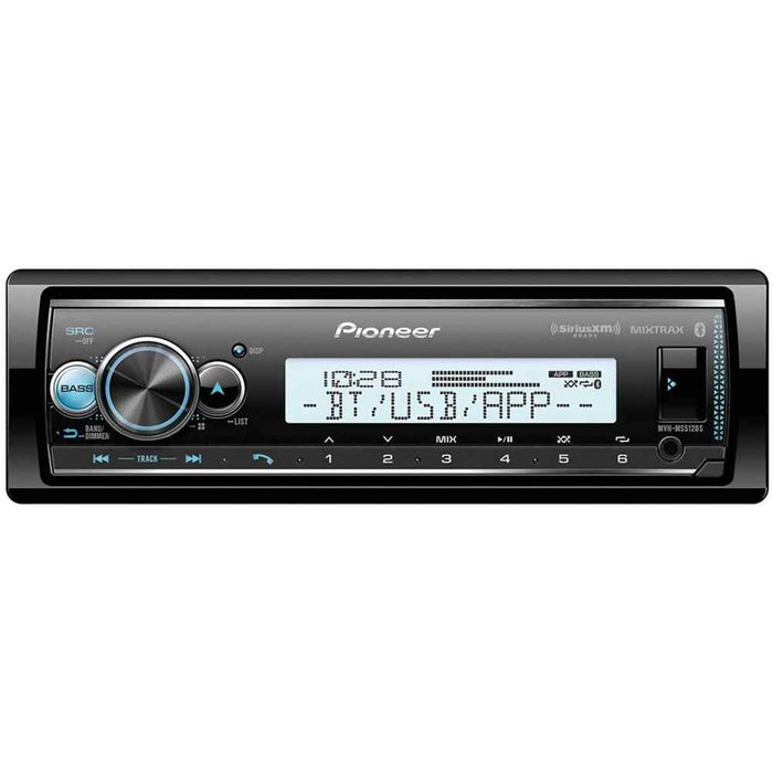 Buy Pioneer MVH-MS512BS MVH-MS512BS Marine Stereo w/ AM/FM/BT/SiriusXM -
