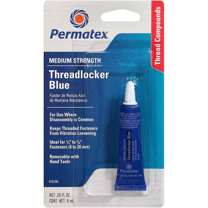 Buy Permatex 24200 Medium Strength Threadlocker Blue Tube - 6ml - Boat