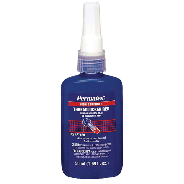 Buy Permatex 27150 High Strength Threadlocker RED Bottle - 50ml - Boat