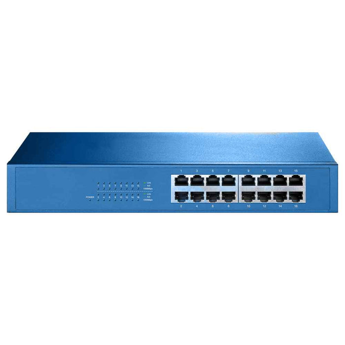 Buy Aigean Networks NS-16 16-Port Network Switch - Desk or Rack Mountable