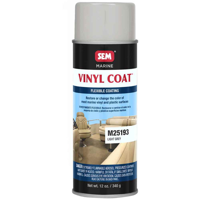 Buy SEM M25193 Vinyl Coat - Light Grey - 12oz - Boat Outfitting Online|RV