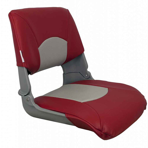 Buy Springfield Marine 1061018 Skipper Standard Seat Fold Down - Grey/Red