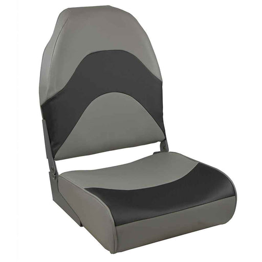 Buy Springfield Marine 1062034 Premium Wave Folding Seat - Grey w/Meteor