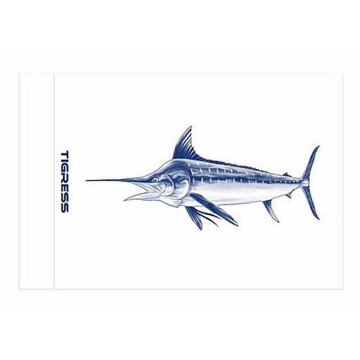Buy Tigress 88421 White Marlin Release Flag - 12" x 18" - Hunting &