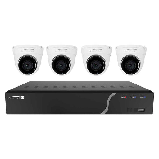 Buy Speco Tech ZIPK4T2 4 Channel NVR Kit w/4 Outdoor IR 5MP IP Cameras
