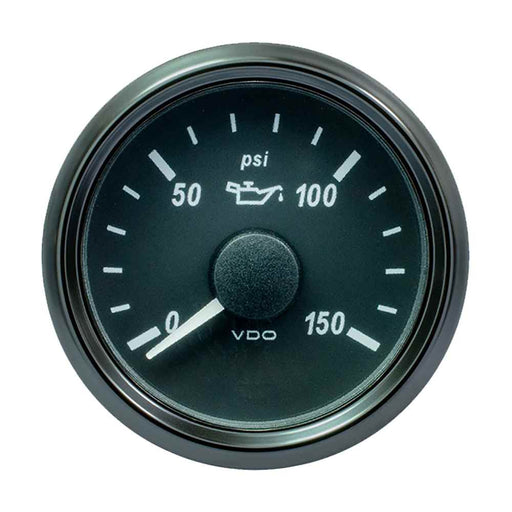 Buy VDO A2C3833300030 SingleViu 52mm (2-1/16") Oil Pressure Gauge - 150
