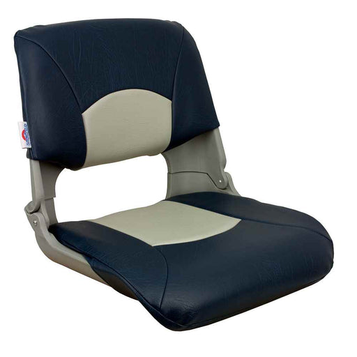 Buy Springfield Marine 1061019 Skipper Standard Folding Seat - Grey/Blue -