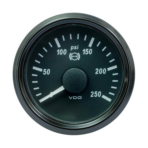 Buy VDO A2C3832730030 SingleViu 52mm (2-1/16") Brake Pressure Gauge - 250