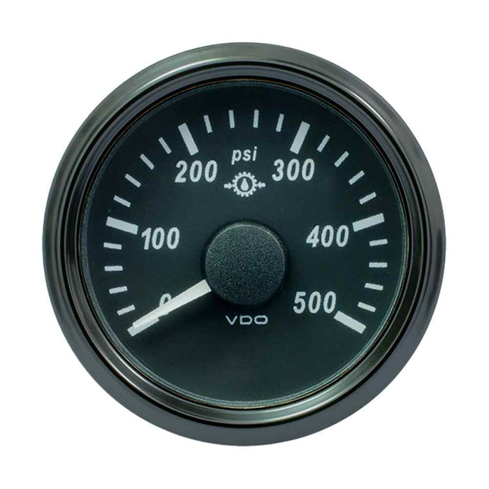 Buy VDO A2C3832740030 SingleViu 52mm (2-1/16") Gear Pressure Gauge - 500