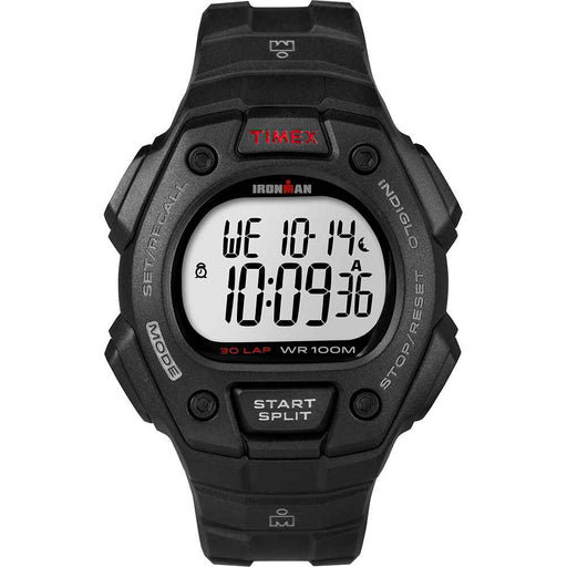 Buy Timex T5K822 IRONMAN Classic 30 Lap Full-Size Watch - Black/Red -