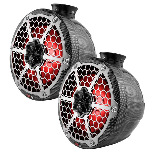 Buy DS18 CF-X8TPB X Series HYDRO 8" Wakeboard Pod Tower Speaker w/RGB LED