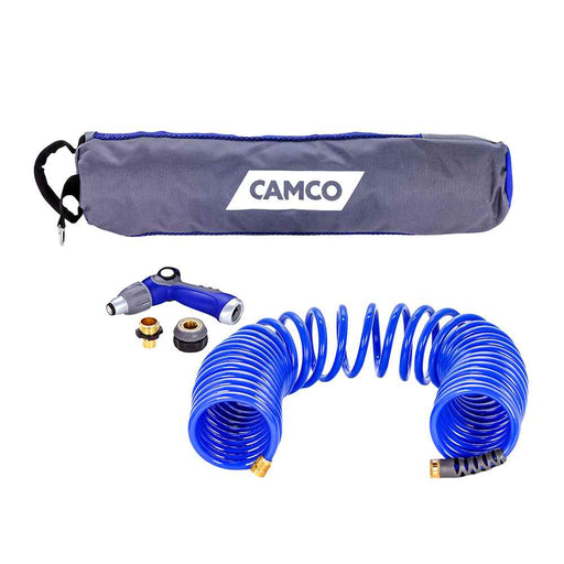 Buy Camco 41982 40' Coiled Hose & Spray Nozzle Kit - Boat Outfitting