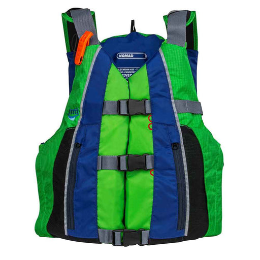 Buy MTI Life Jackets MV411F-813 Nomad Life Jacket - Bright Green/Blue -