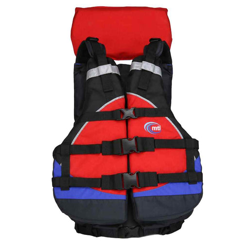Buy MTI Life Jackets MV908A-854 Explorer V Rafting Life Jacket - Blue/Red