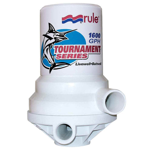 Buy Rule 209FDP Tournament Series 1600 GPH Livewell Pump Dual Port -