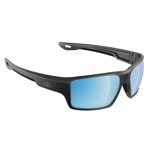 Buy H2Optix H2005 Ashore Sunglasses Matt Gun Metal, Grey Blue Flash Mirror