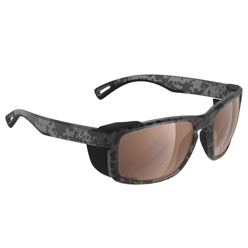 Buy H2Optix H2011 Reef Sunglasses Matt Tiger Shark, Brown Lens Cat.3 -