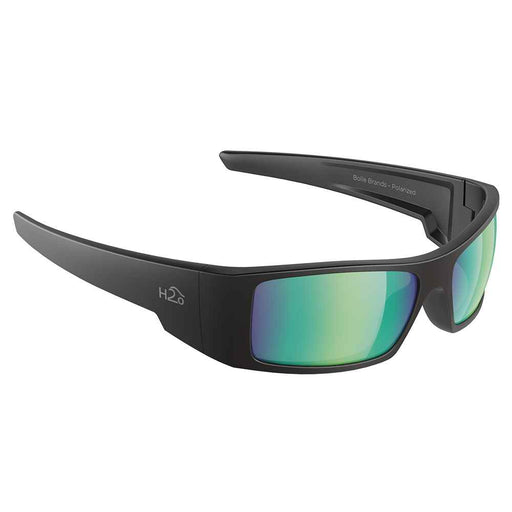 Buy H2Optix H2012 Waders Sunglasses Matt Black, Brown Green Flash Mirror