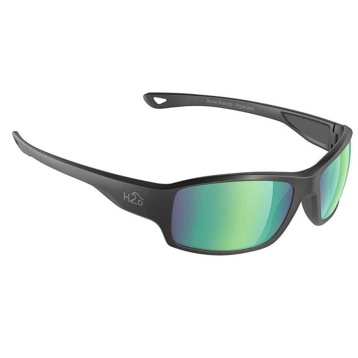 Buy H2Optix H2035 Beachwalker Sunglasses Matt Black, Brown Green Flash