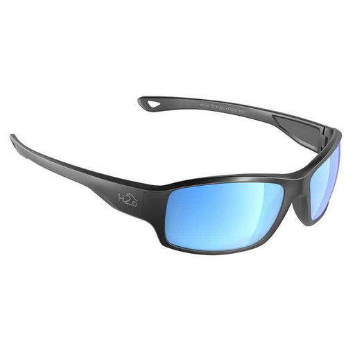 Buy H2Optix H2036 Beachwalker Sunglasses Matt Gun Metal, Grey Blue Flash