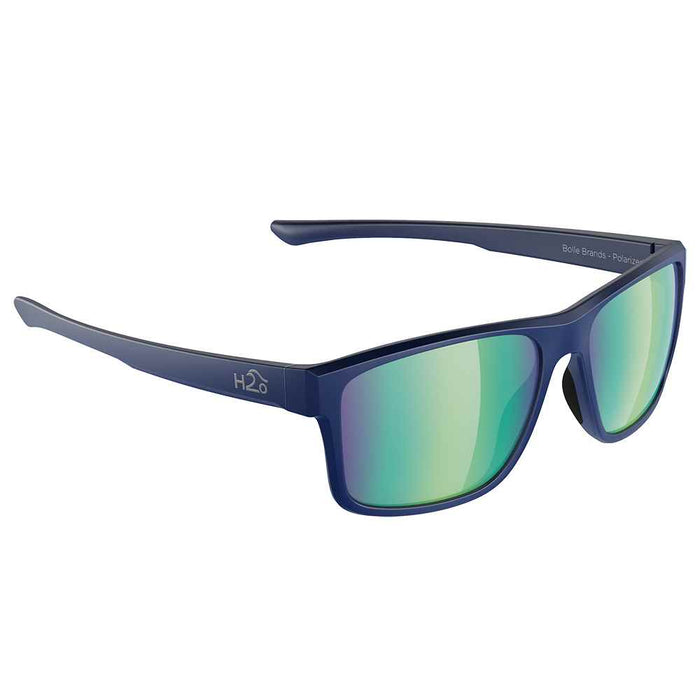 Buy H2Optix H2033 Coronado Sunglasses Navy-Matte, Green Flash Mirror Lens