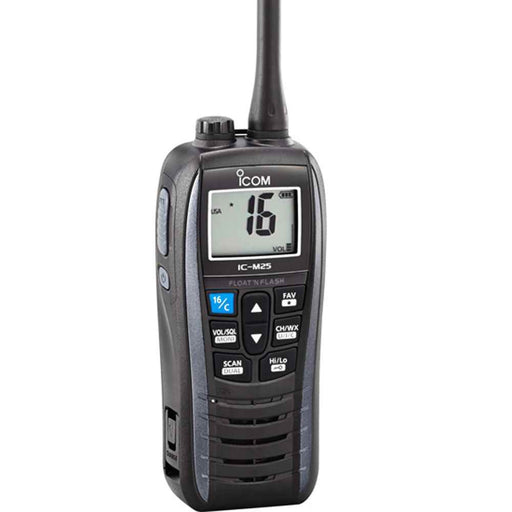 Buy Icom M25 61 M25 Floating Handheld VHF Marine Radio - Metallic Gray -