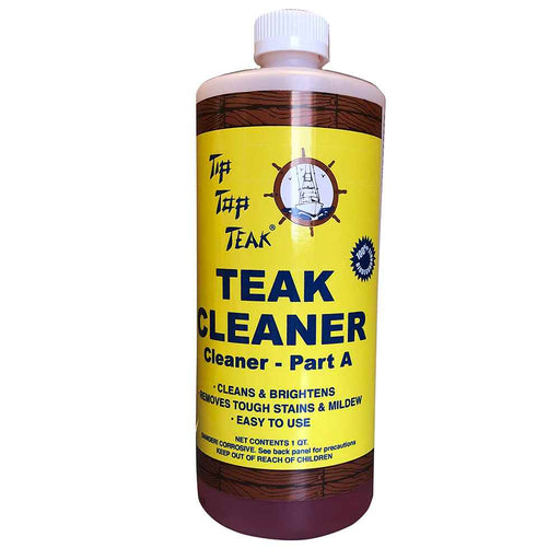 Buy Tip Top Teak TC861 Cleaner Part A - Quart - Boat Outfitting Online|RV