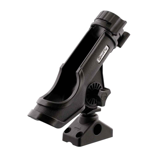 Buy Scotty 230-BK Powerlock Rod Holder Black w/241 Side/Deck Mount -