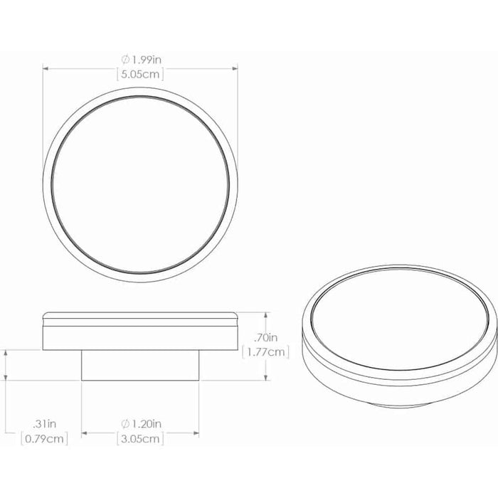 Buy Lumitec 112820 Halo - Flush Mount Down Light - White Finish - 4-Color