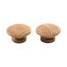 Buy Whitecap 60120-A Teak Round Drawer Knob - 2" - 2 Pack - Marine