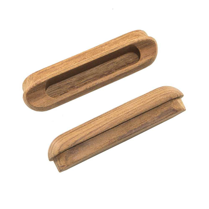 Buy Whitecap 60124-A Teak Oblong Drawer Pull - 4-1/16"L - 2 Pack - Marine