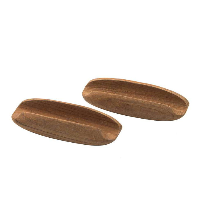 Buy Whitecap 60147-A Teak Oval Drawer Pull - 4"L - 2 Pack - Marine