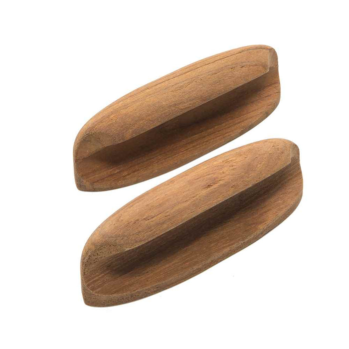 Buy Whitecap 60147-A Teak Oval Drawer Pull - 4"L - 2 Pack - Marine