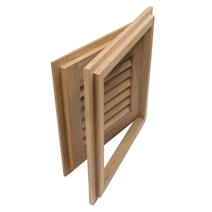 Buy Whitecap 60720 Teak Louvered Door & Frame - Right Hand - 12" x 12" -