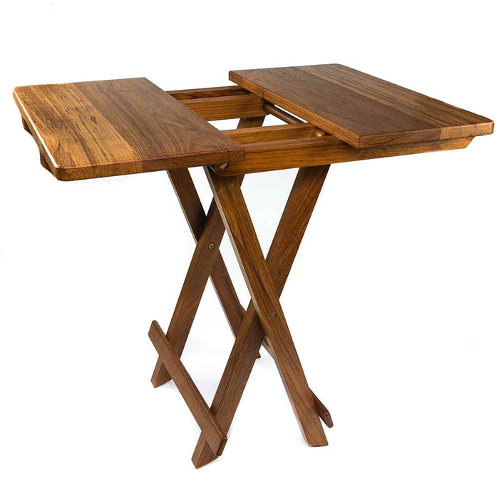 Buy Whitecap 60031 Teak Solid Top Fold Away Table - Marine Hardware