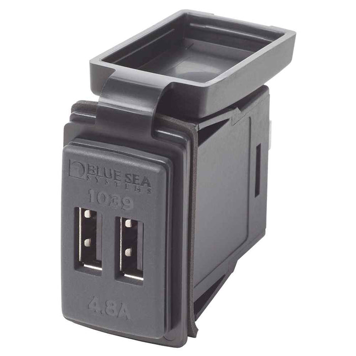 Buy Blue Sea Systems 1039 Dual USB Charger - 24V Contura Mount - Marine
