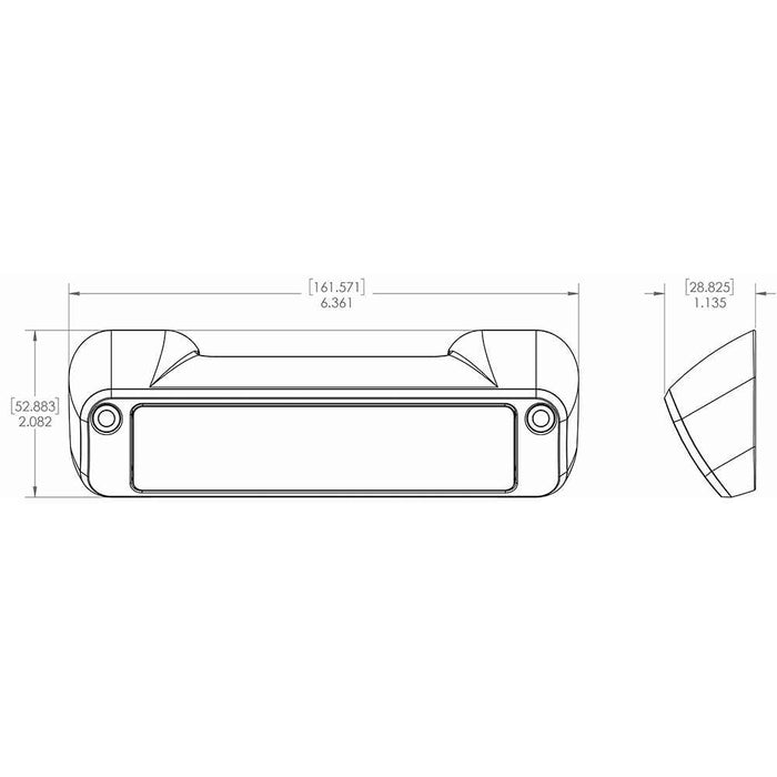 Buy Lumitec 101475 Perimeter Light - White Finish - White Non-Dimming -