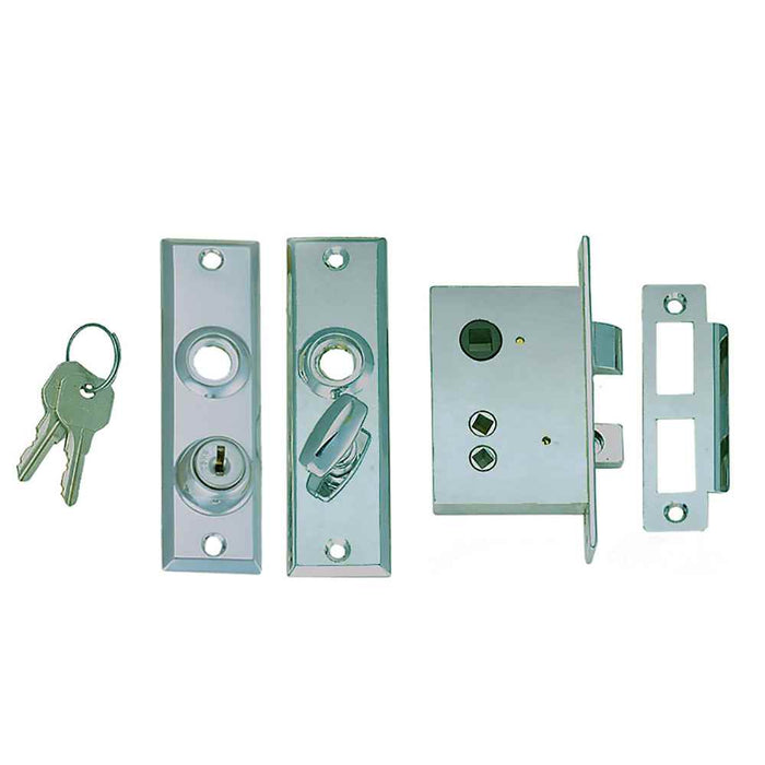 Buy Perko 0927DP0CHR Mortise Lock Set w/Bolt - Marine Hardware Online|RV