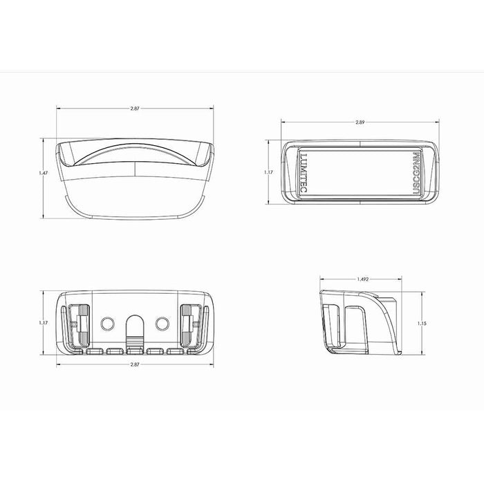 Buy Lumitec 101556 Contour Series Drop-In Navigation Light - Stern White -