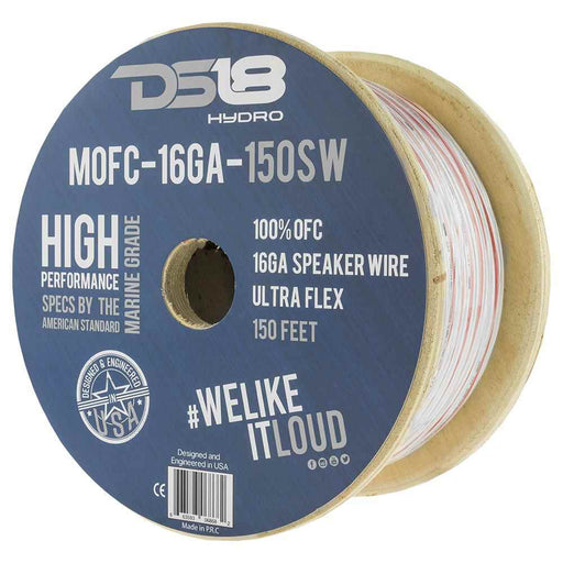 Buy DS18 MOFC16GA150SW HYDRO Marine Grade OFC Speaker Wire 16 GA - 150'